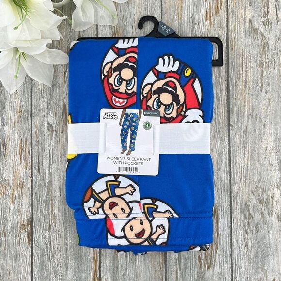 Mario & Friends Print Soft Comfy Lounge Pajama Sleep Pants 2-Pack Size XS - Picture 12 of 14